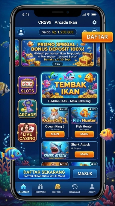 Tampilan antarmuka crs99 yang user-friendly dan intuitif.